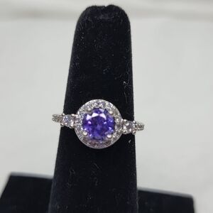 LAB CREATED ALEXANDRITE RING